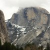 yosemite half dome fog