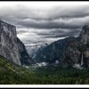 Rain in Yosemite National Park