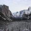 Yosemite Tunnel View in Winter