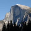 Half Dome from Curry Village Ice Rink